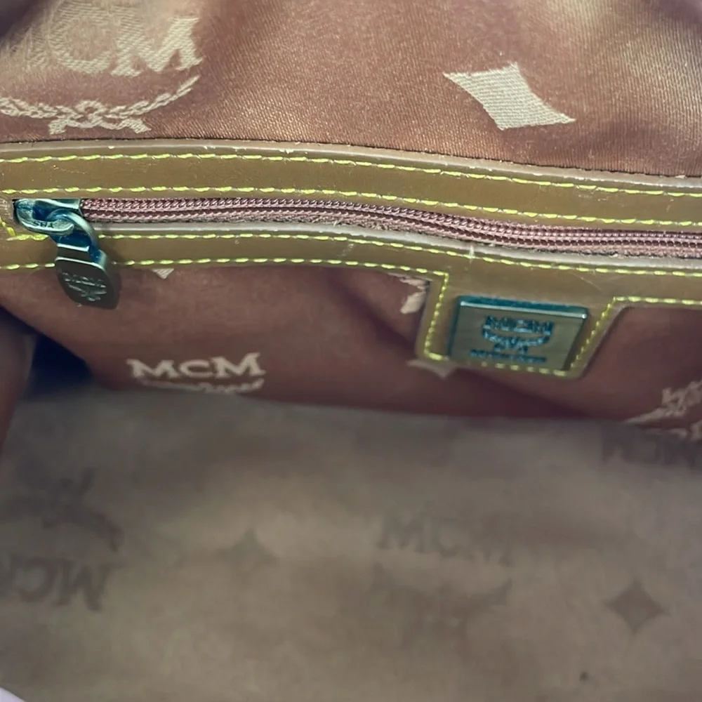 MCM Visetos‎ Boston Bag